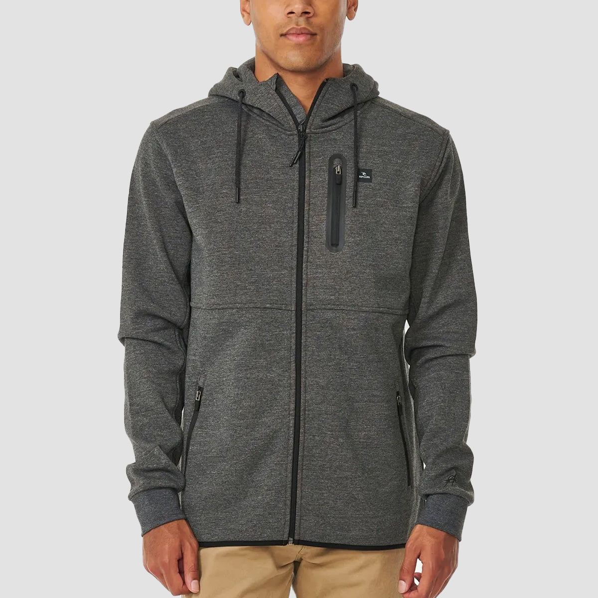 Rip Curl Anti Series Departed DWR Jacket Charcoal Marle