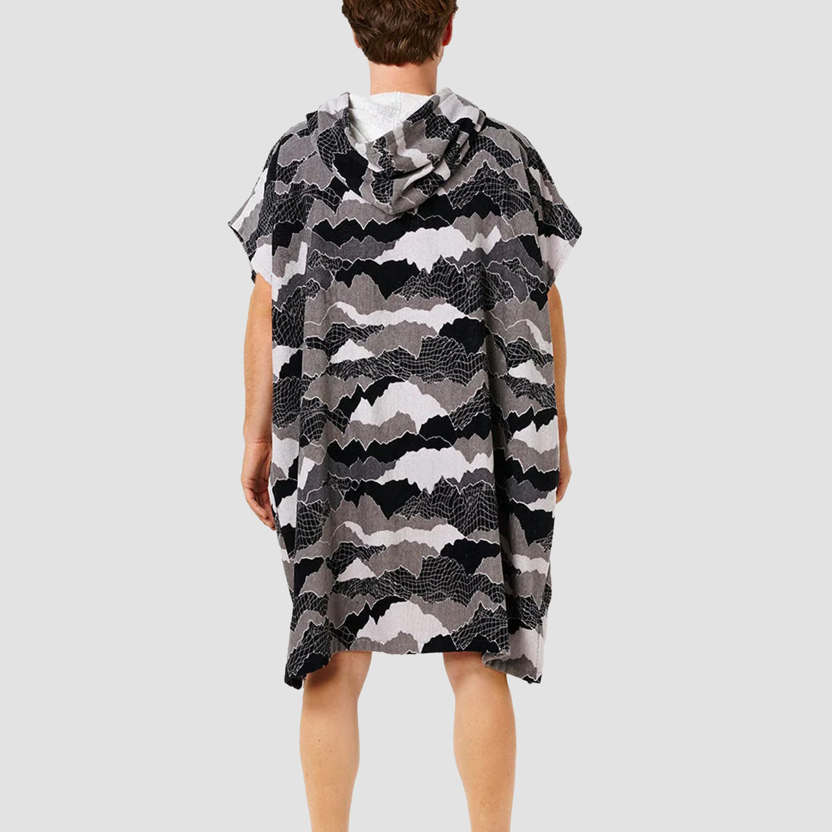 Rip Curl Fun Times Hooded Towel Black/Grey