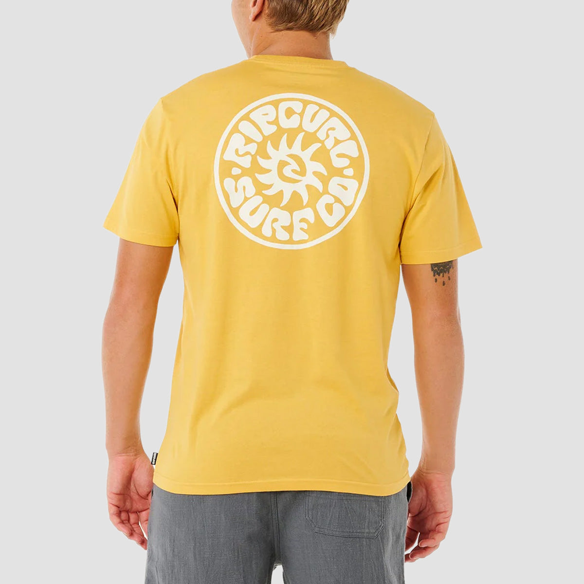 Rip Curl Pacific Rinse Circle T-Shirt Ochre
