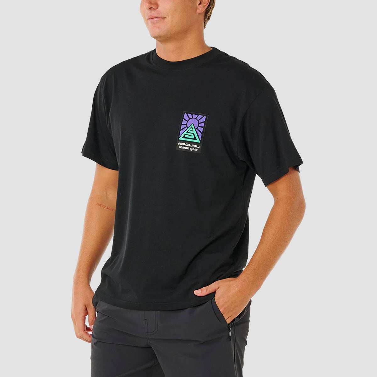 Rip Curl Search Dawn T-Shirt Black