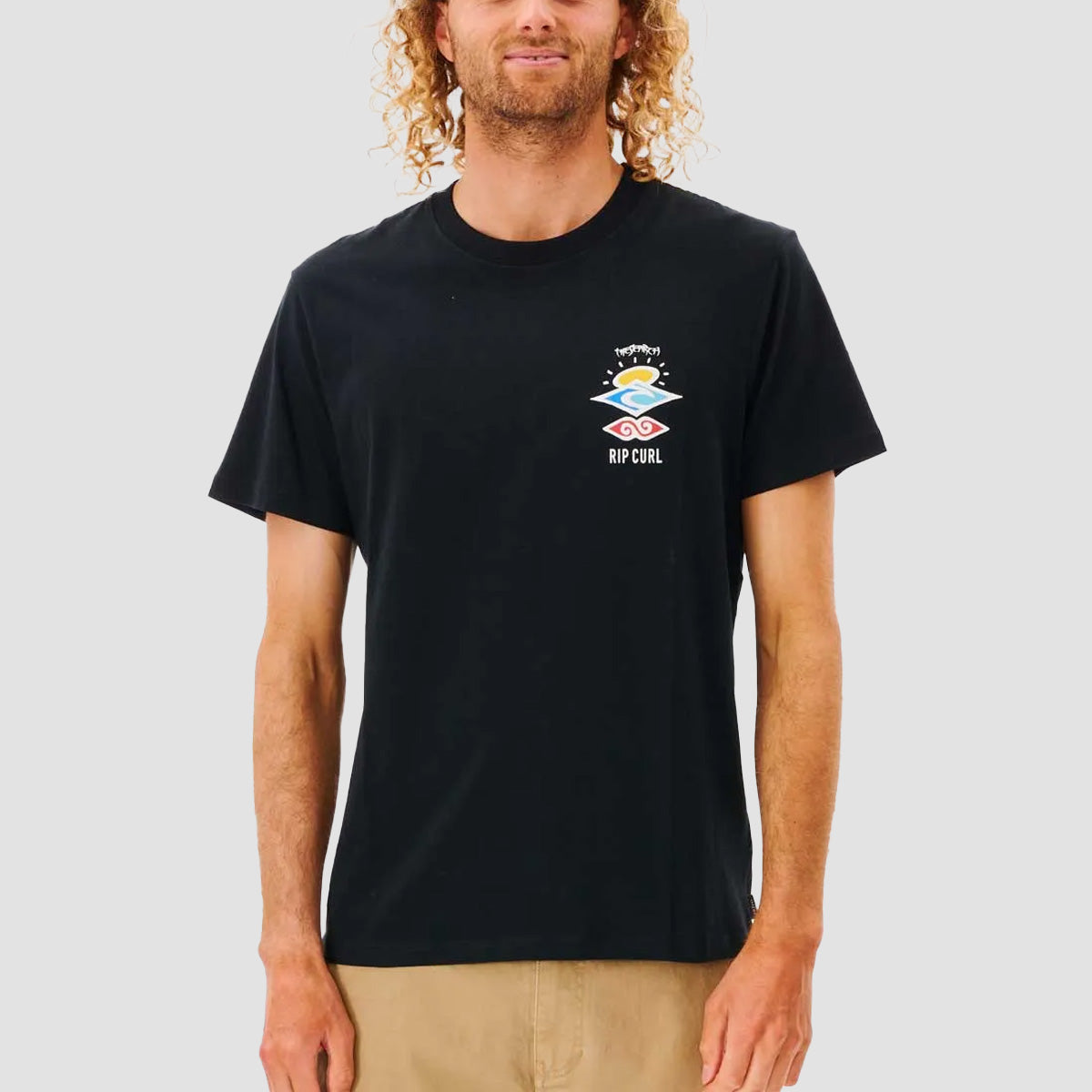 Rip Curl Search Icon T-Shirt Black