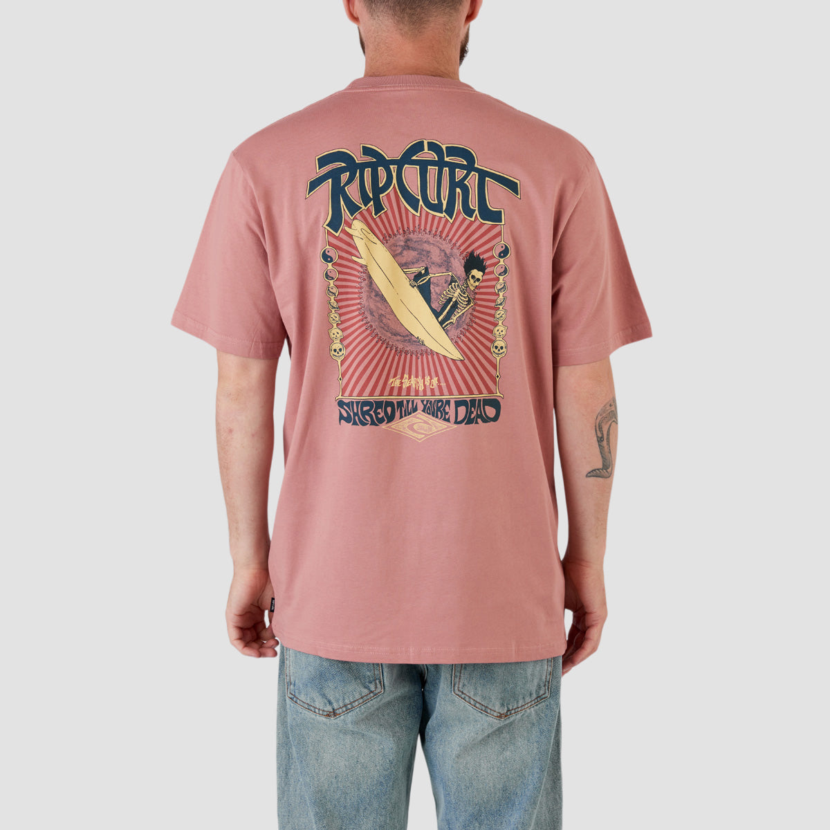 Rip Curl Shred Till Dead T-Shirt Mushroom