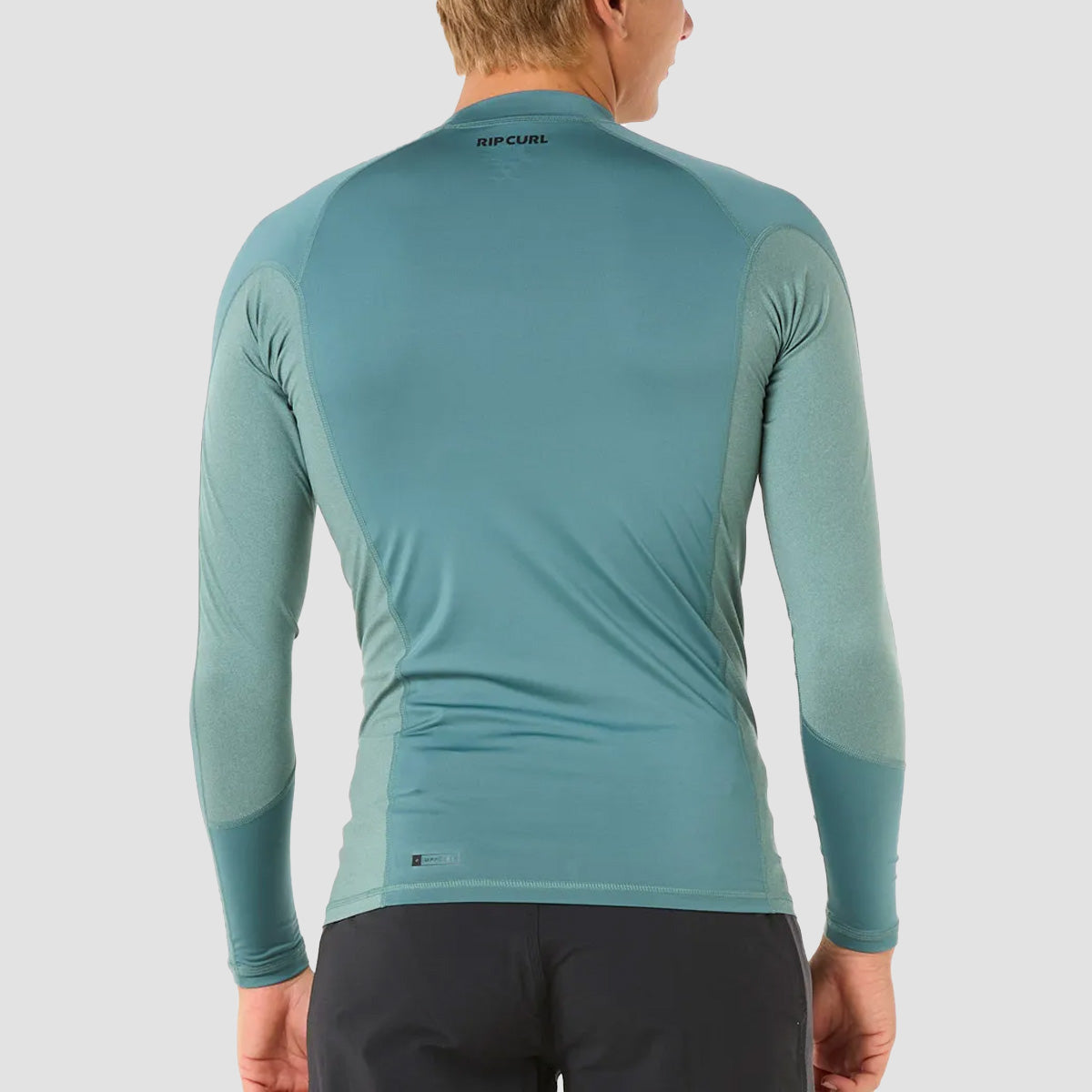 Rip Curl Waves UPF Perf Longsleeve Rash Vest Bluestone