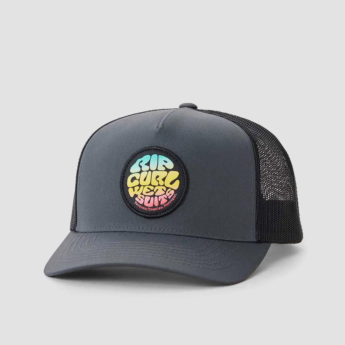 Rip Curl Wetsuit Icon Trucker Cap Washed Black