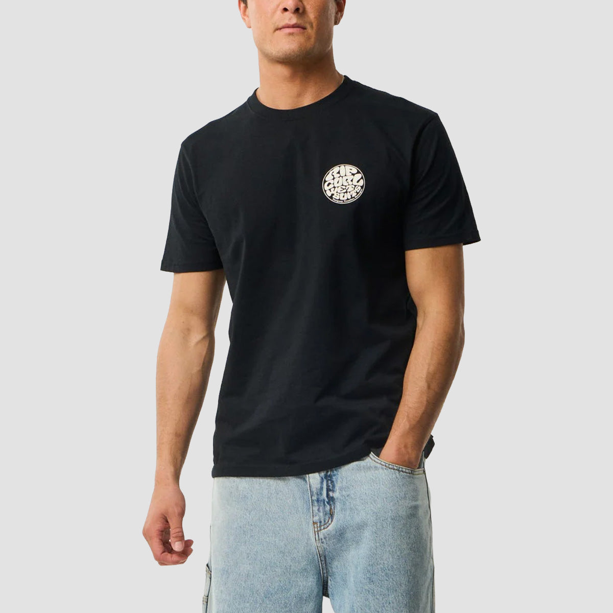Rip Curl Wettie Icon T-Shirt Black