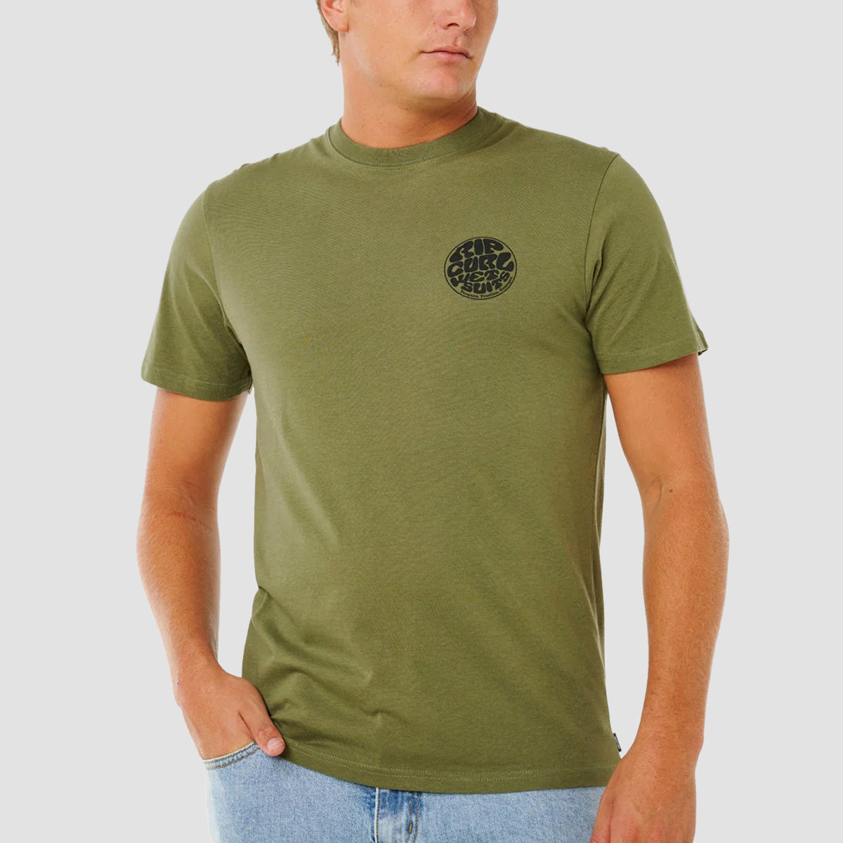 Rip Curl Wettie Icon T-Shirt Surplus Green