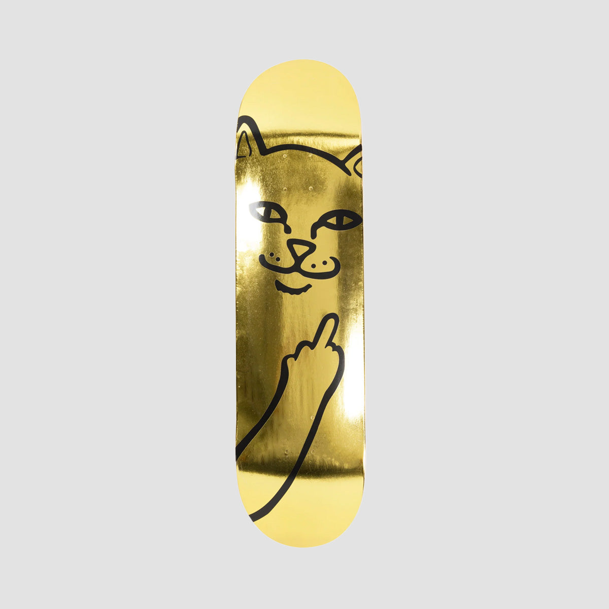 Ripndip Lord Nermal Skateboard Deck Gold - 8.25"