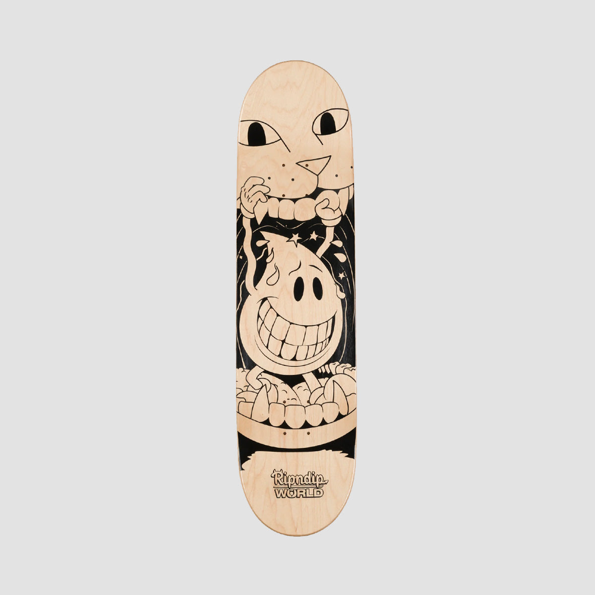 Ripndip Water Nerm Skateboard Deck White - 8.25"