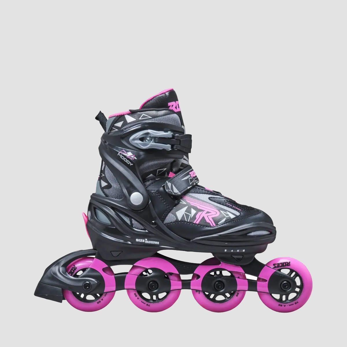 Roces Moody TIF Inline Skates Black/Pink - Kids