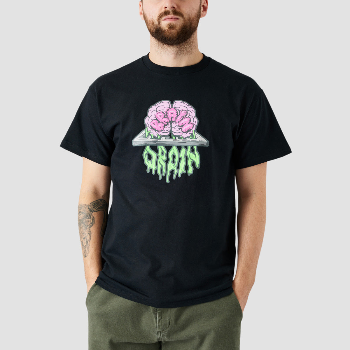 Brain Drain T-Shirt Black