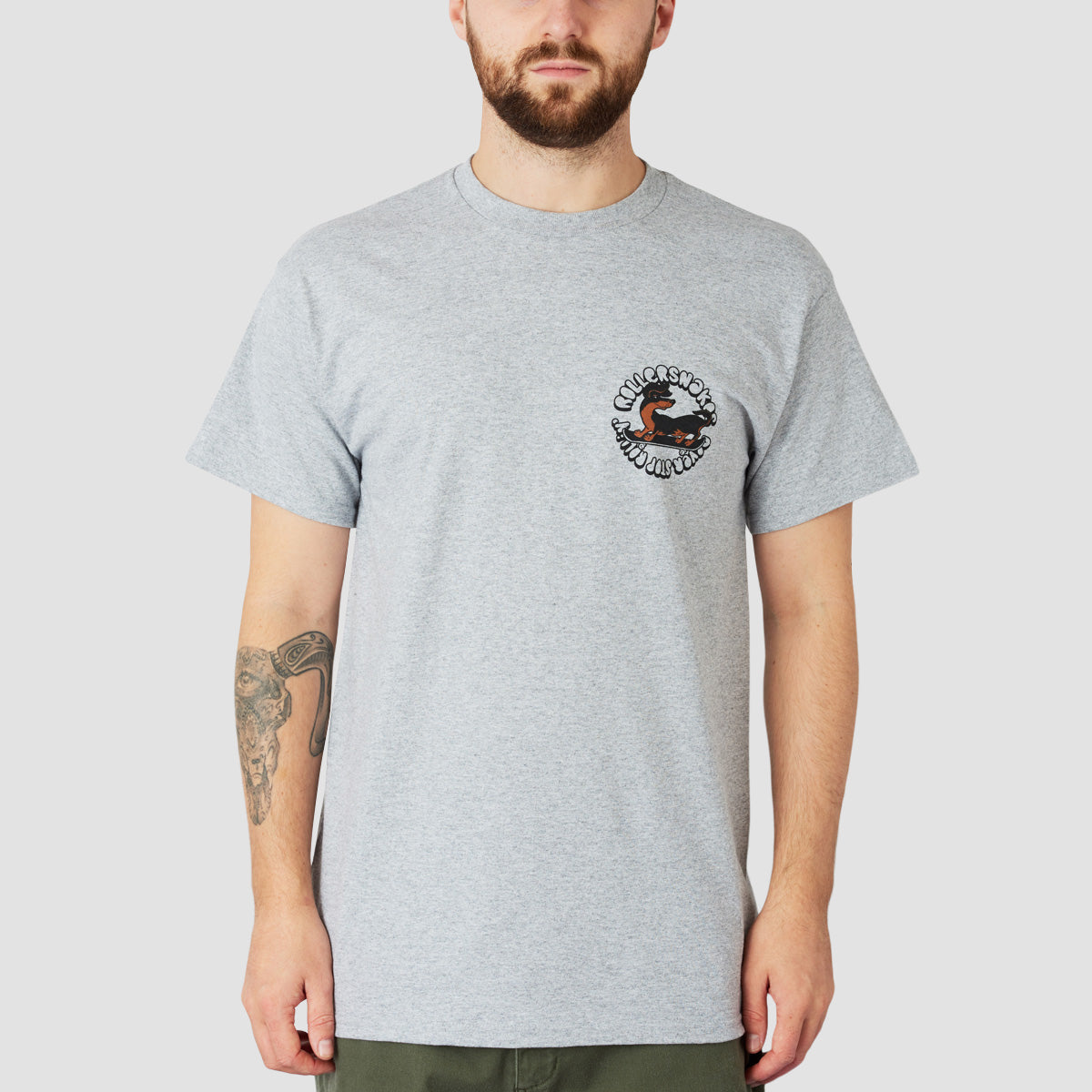 Rollersnakes Leo T-Shirt Grey