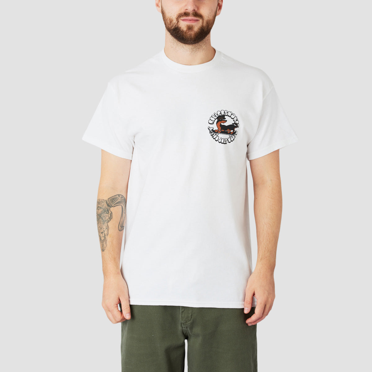 Rollersnakes Leo T-Shirt White