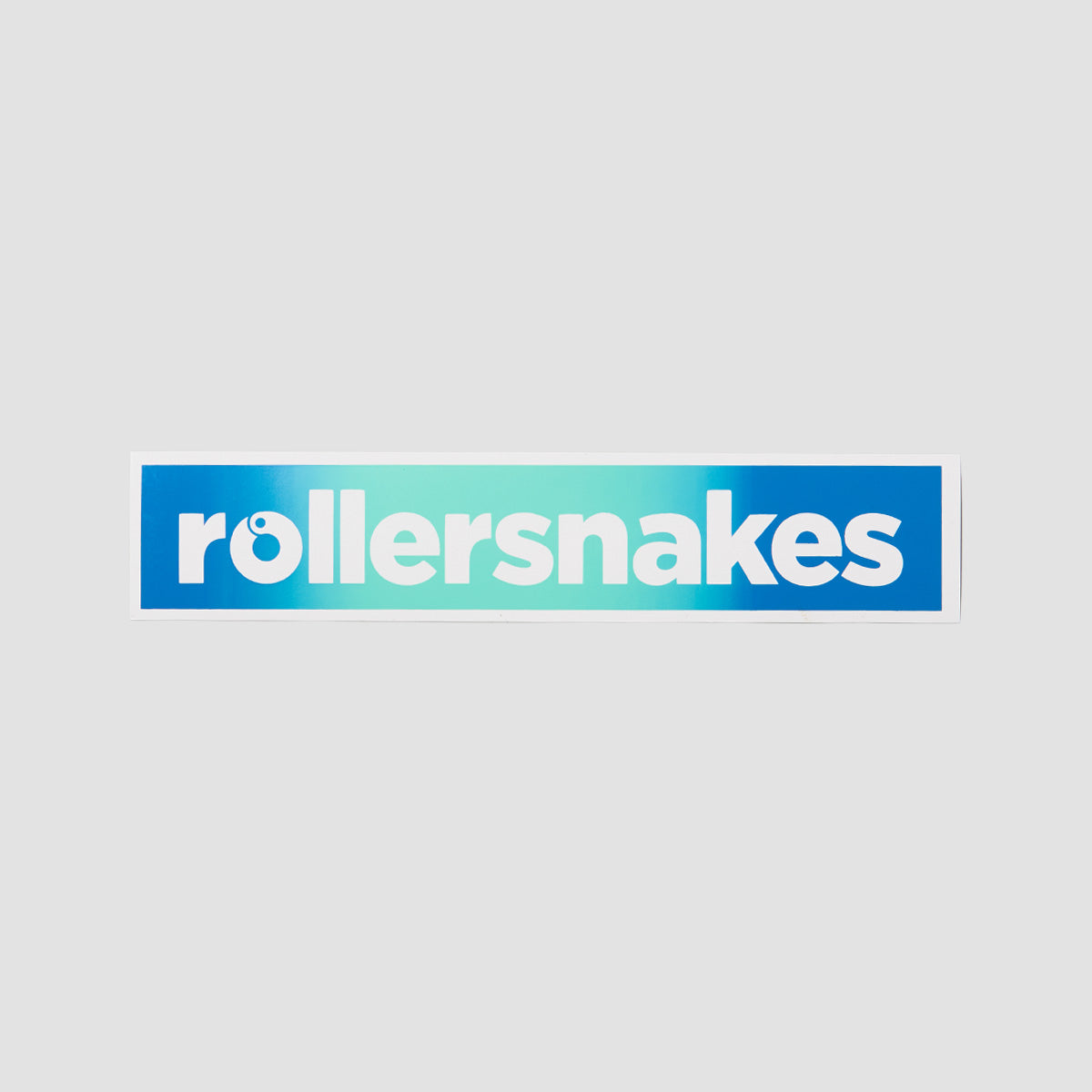 Rollersnakes WordMark Sticker Blue Fade 200x41mm