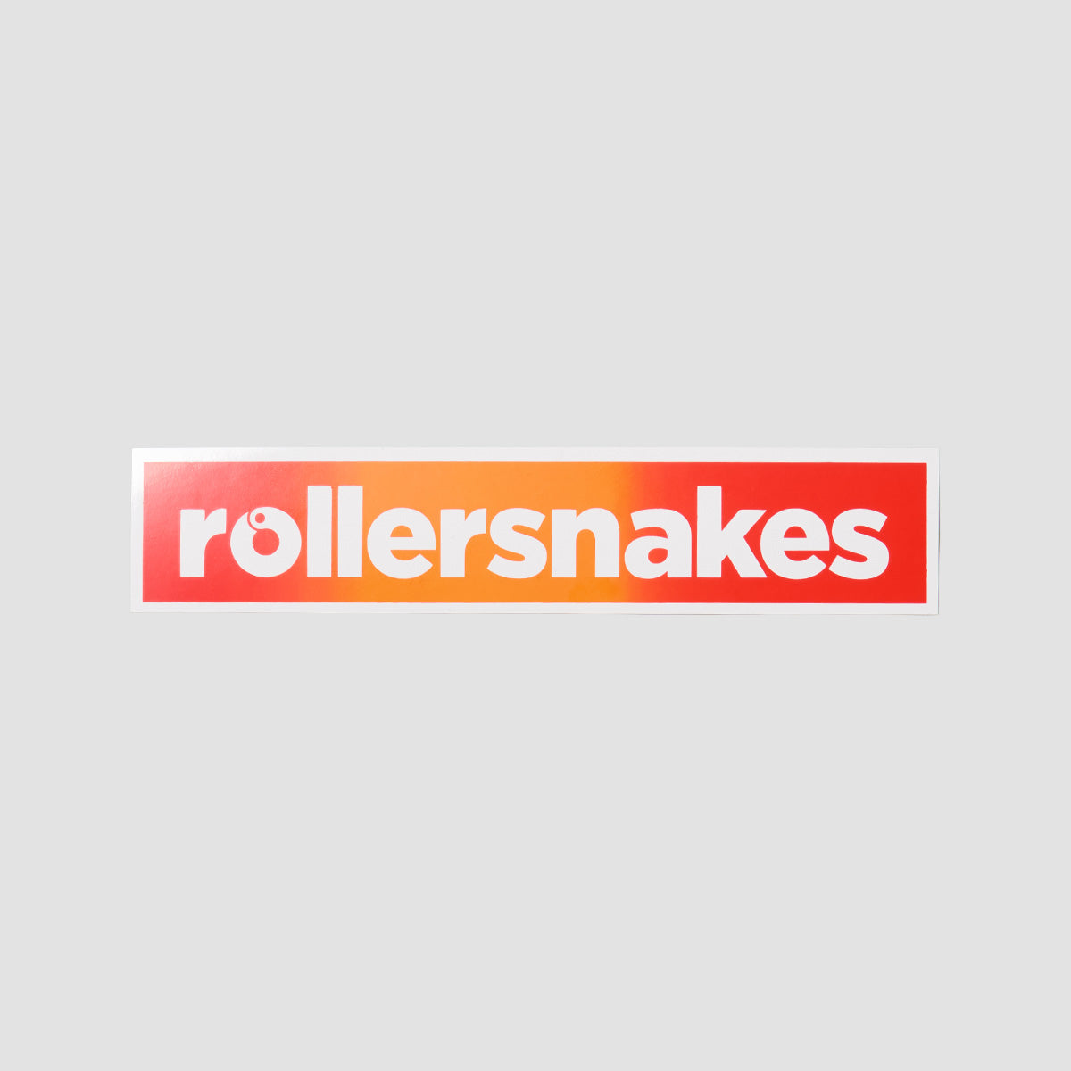Rollersnakes WordMark Sticker Red Fade 200x41mm