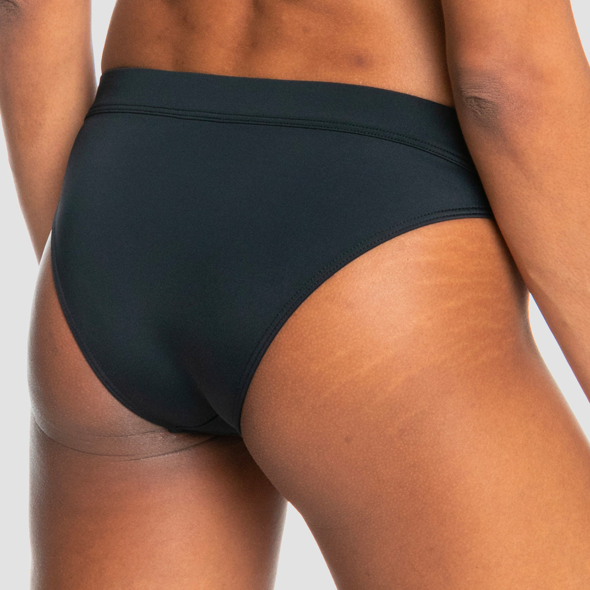 Roxy Active Bikini Bottoms Anthracite - Womens