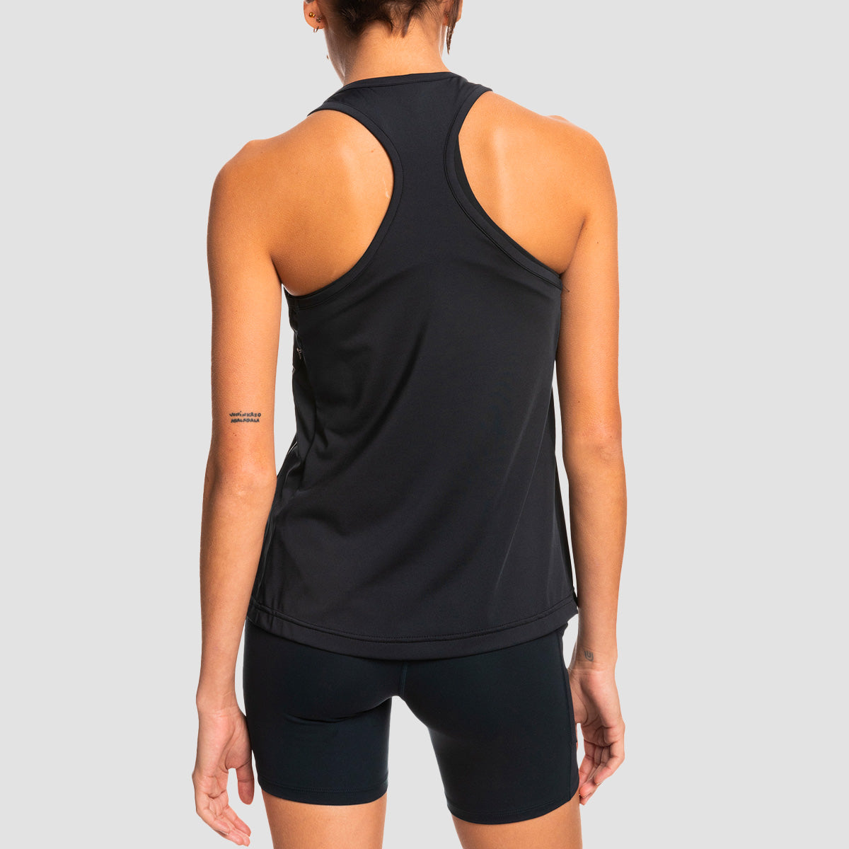 Roxy Bold Moves Sports Vest Top Anthracite - Womens