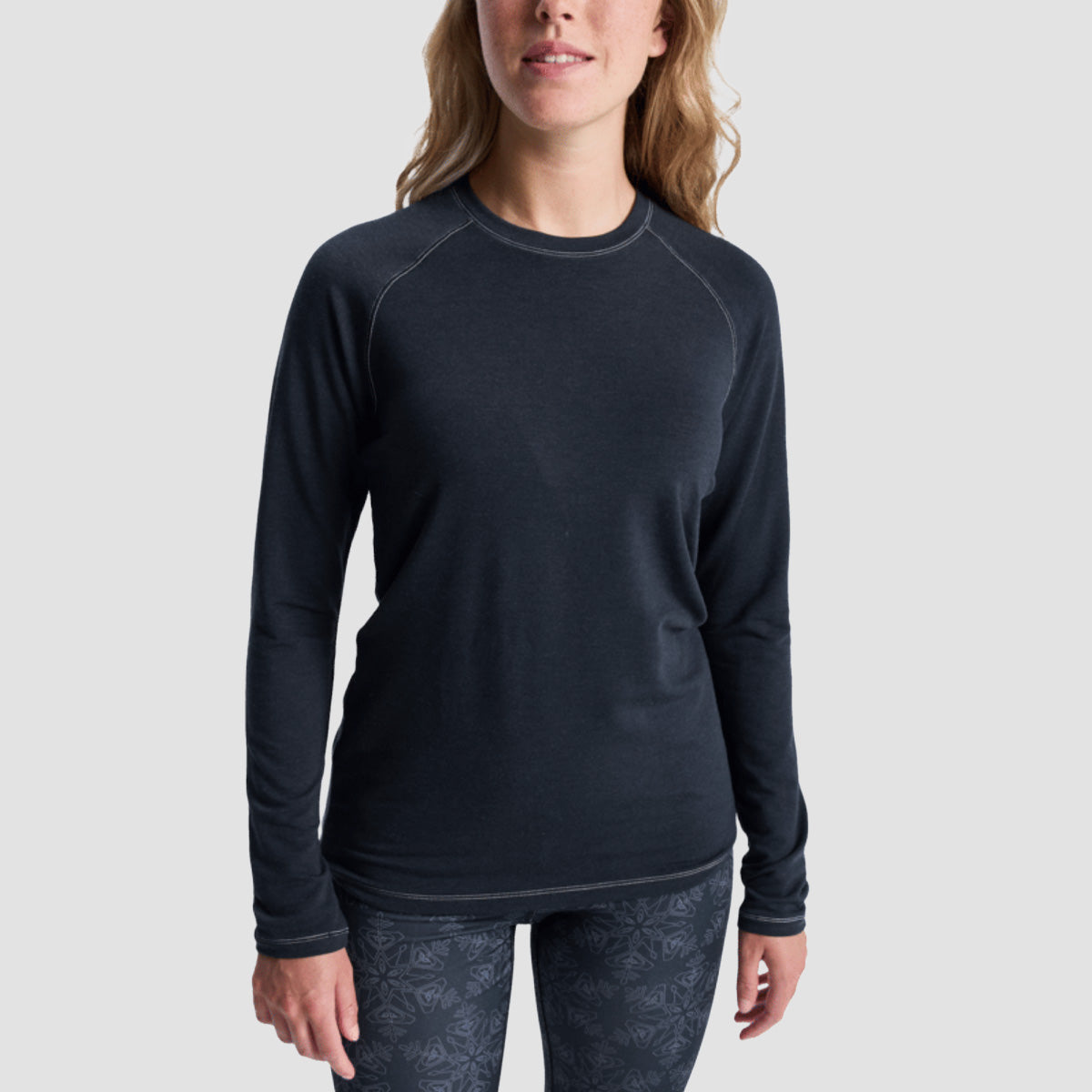 Roxy Climate Control Baselayer Longsleeve T-Shirt True Black - Womens
