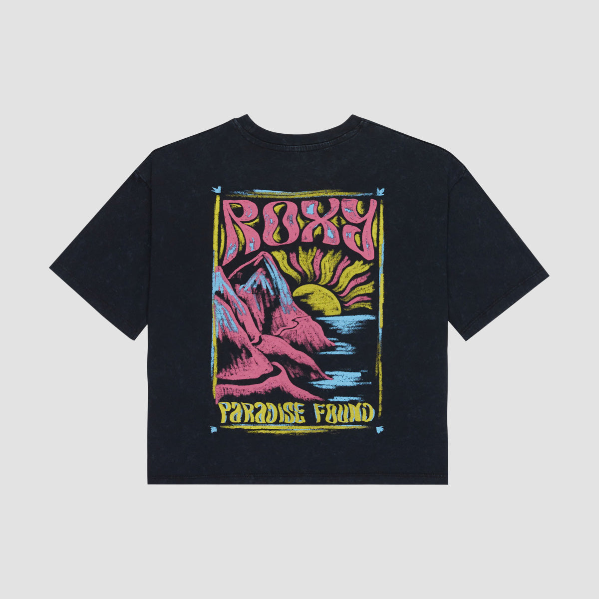 Roxy Daisy Season T-Shirt Anthracite - Girls