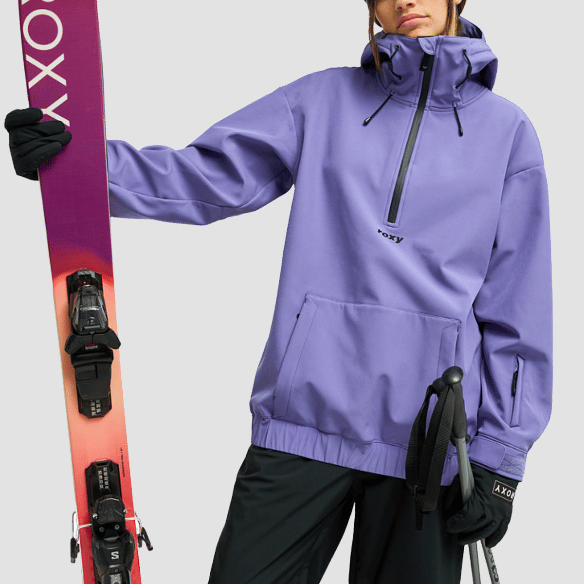 Roxy Frostbliss Overhead 10K Softshell Jacket Twilight Purple - Womens