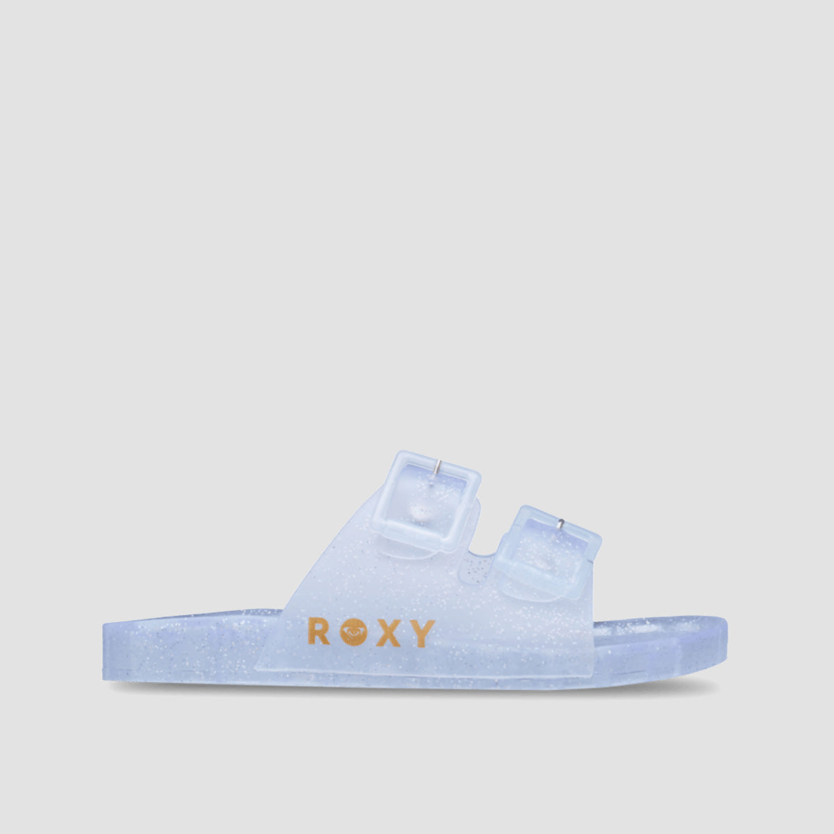 Roxy Kattie Glitter Sandals Silver - Womens