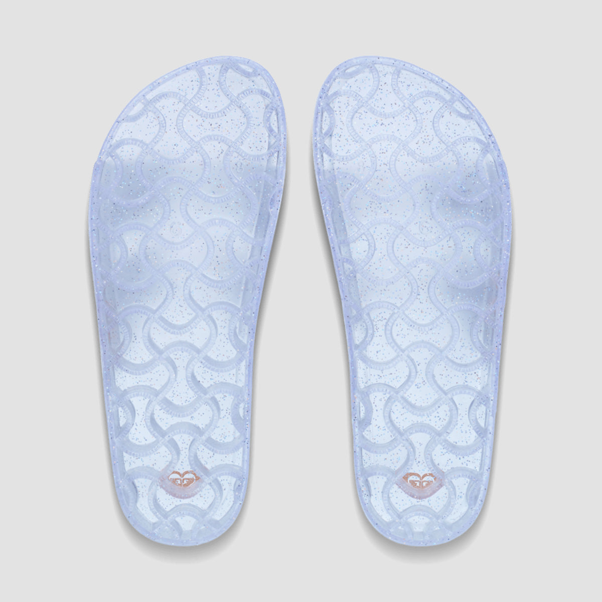 Roxy Kattie Glitter Sandals Silver - Womens