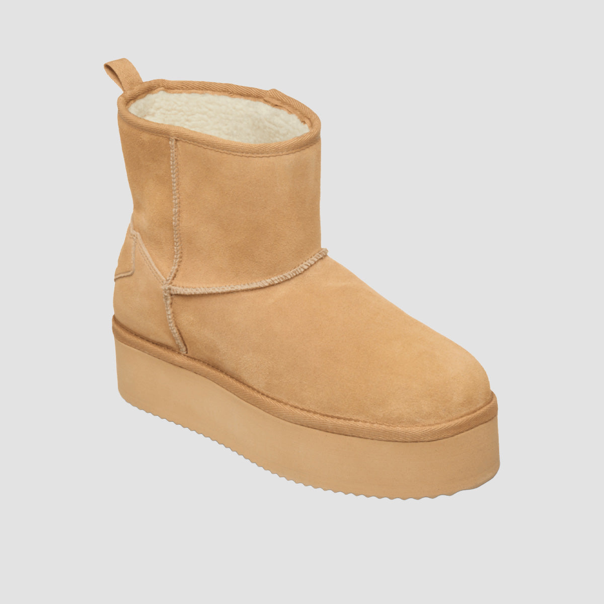 Roxy Lakila Suede Boots - Natural - Womens