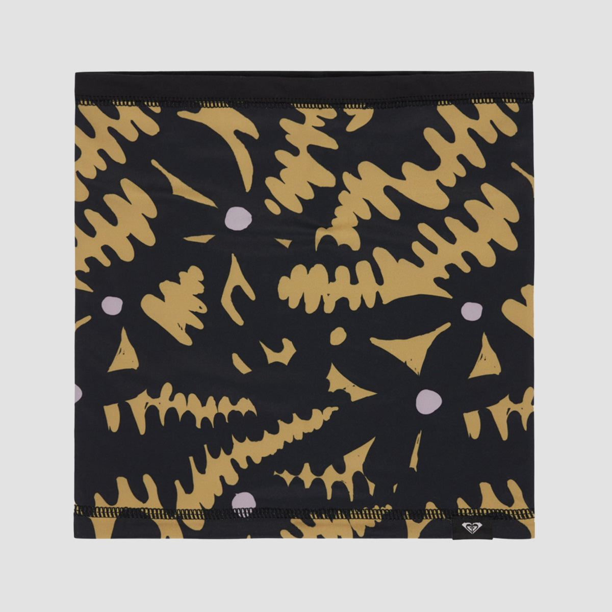 Roxy Lana Collar Neckwarmer Fennel Seed Big Flower - Womens