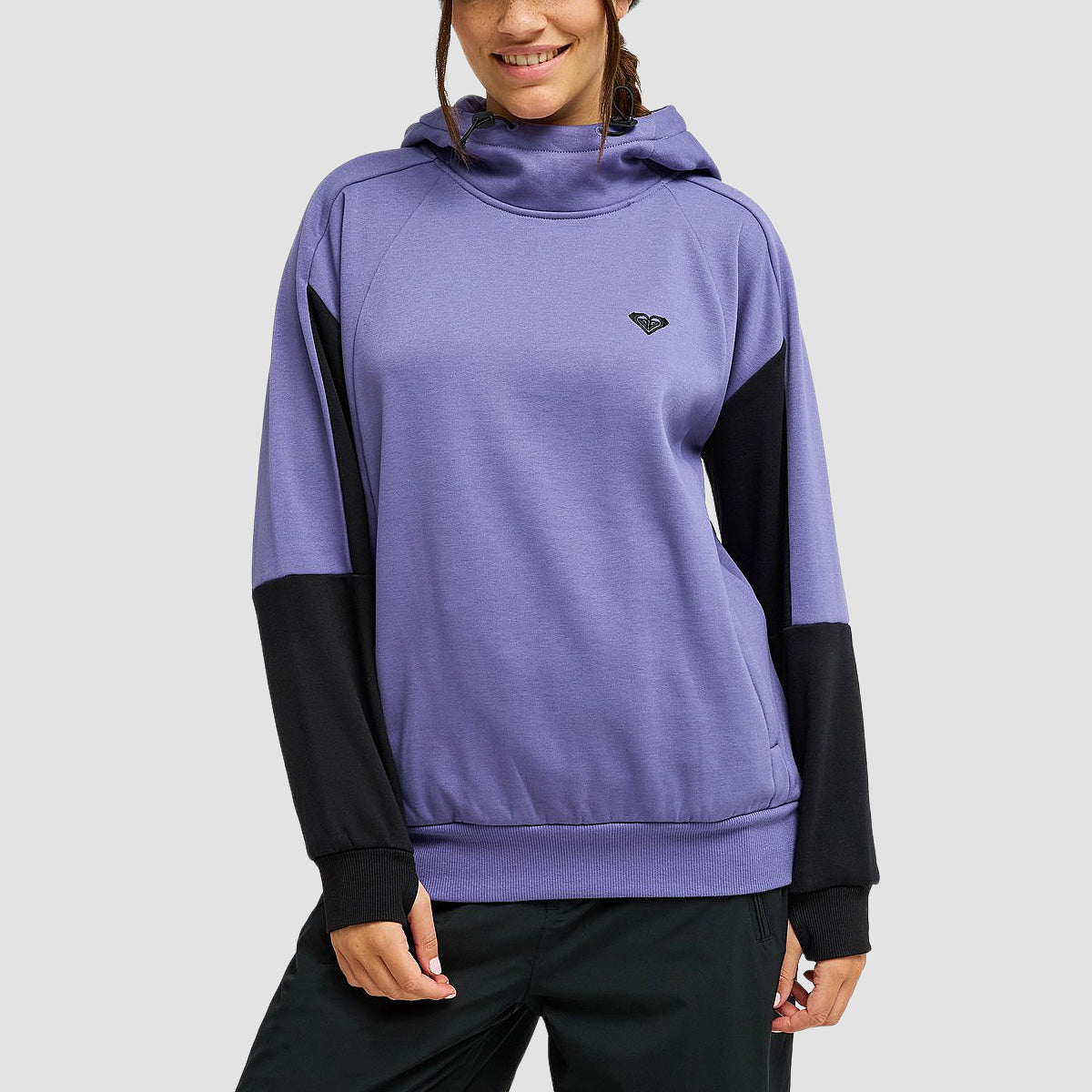 Roxy Liberty Technical Mid Layer Pullover Hoodie Twilight Purple - Womens