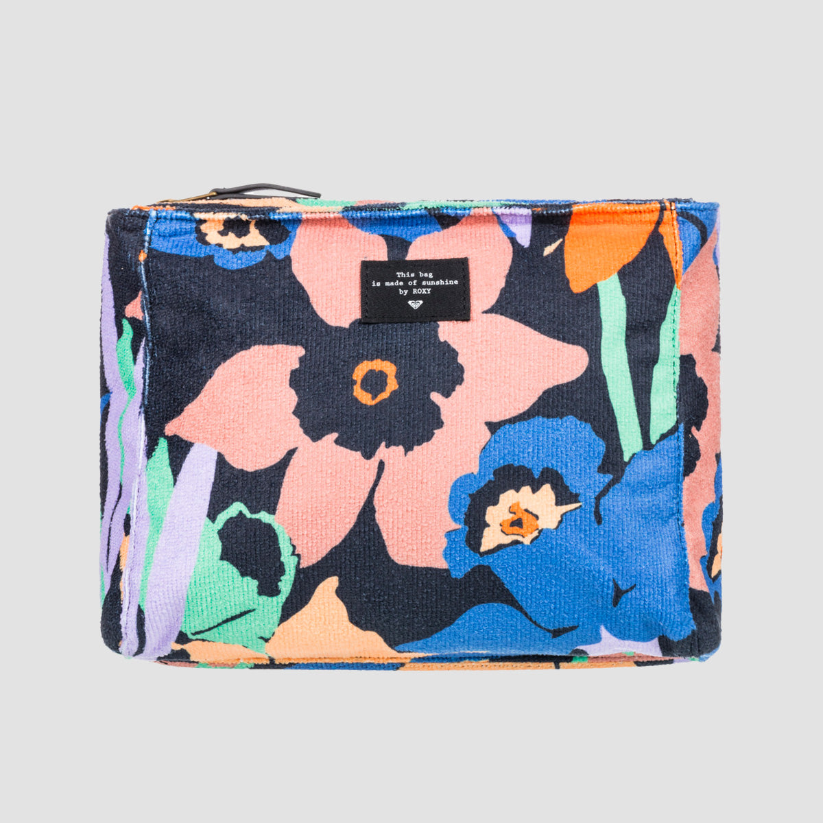 Roxy Mango Passion Clutch Bag Anthracite Flower Jammin - Womens