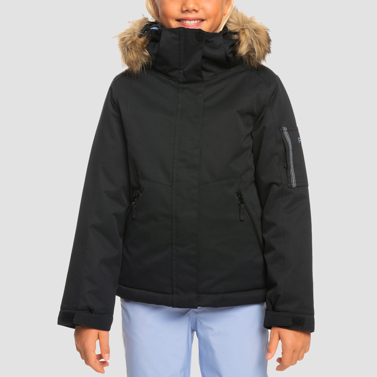 Roxy Meade Insulated Snow Jacket True Black - Girls