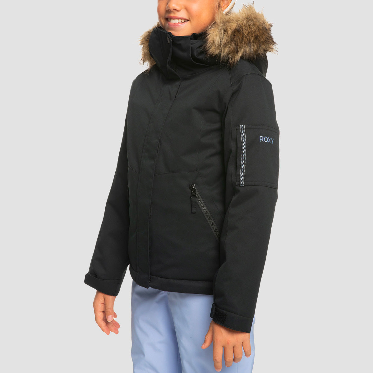 Roxy Meade Insulated Snow Jacket True Black - Girls