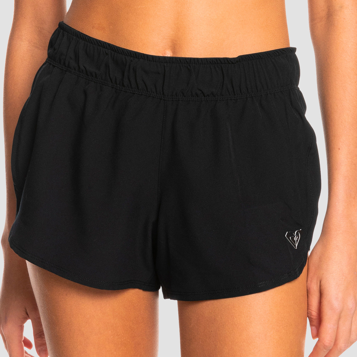 Free Womens Sports Roxy Anthracite Move Shorts -