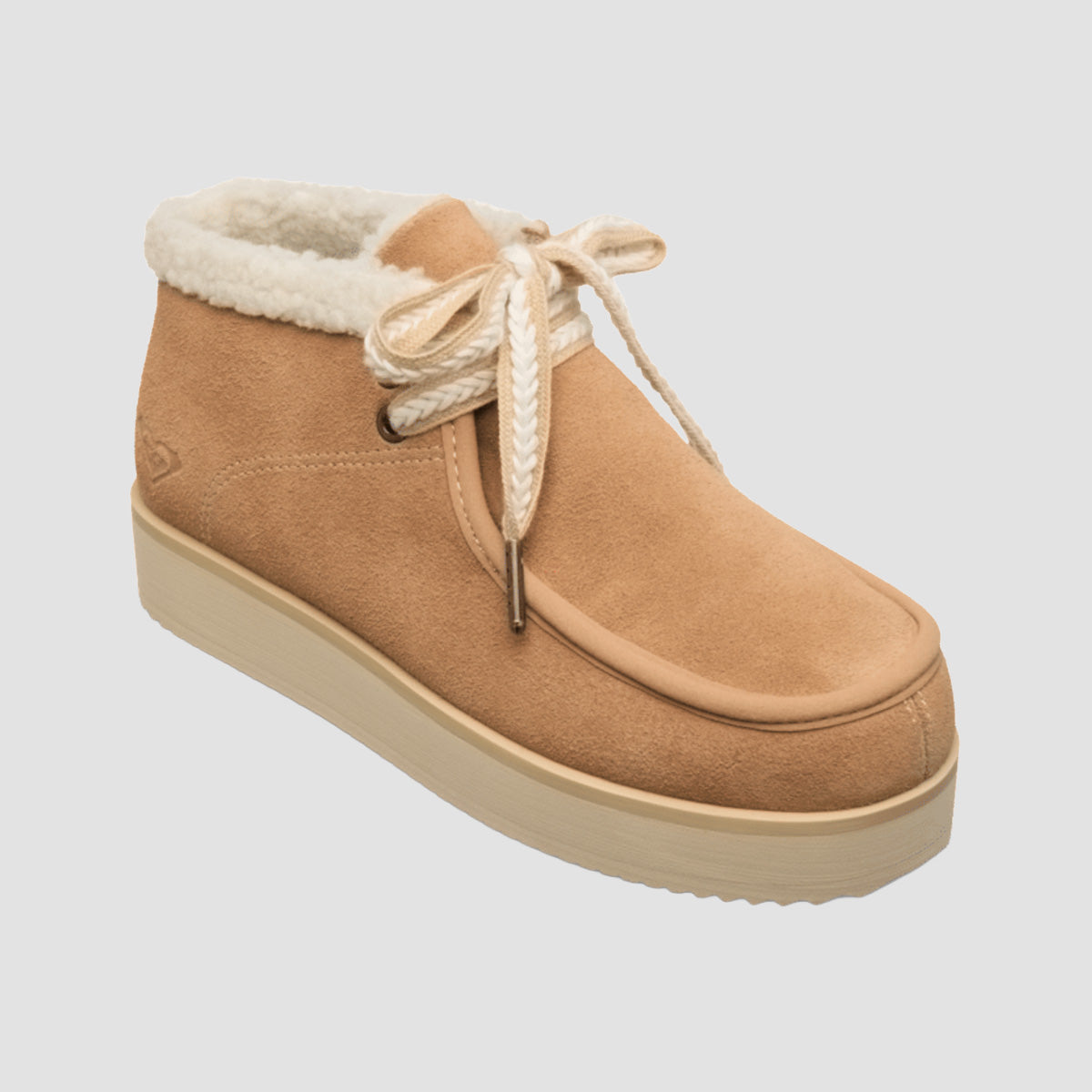 Roxy Pashta Suede Boots - Natural - Womens