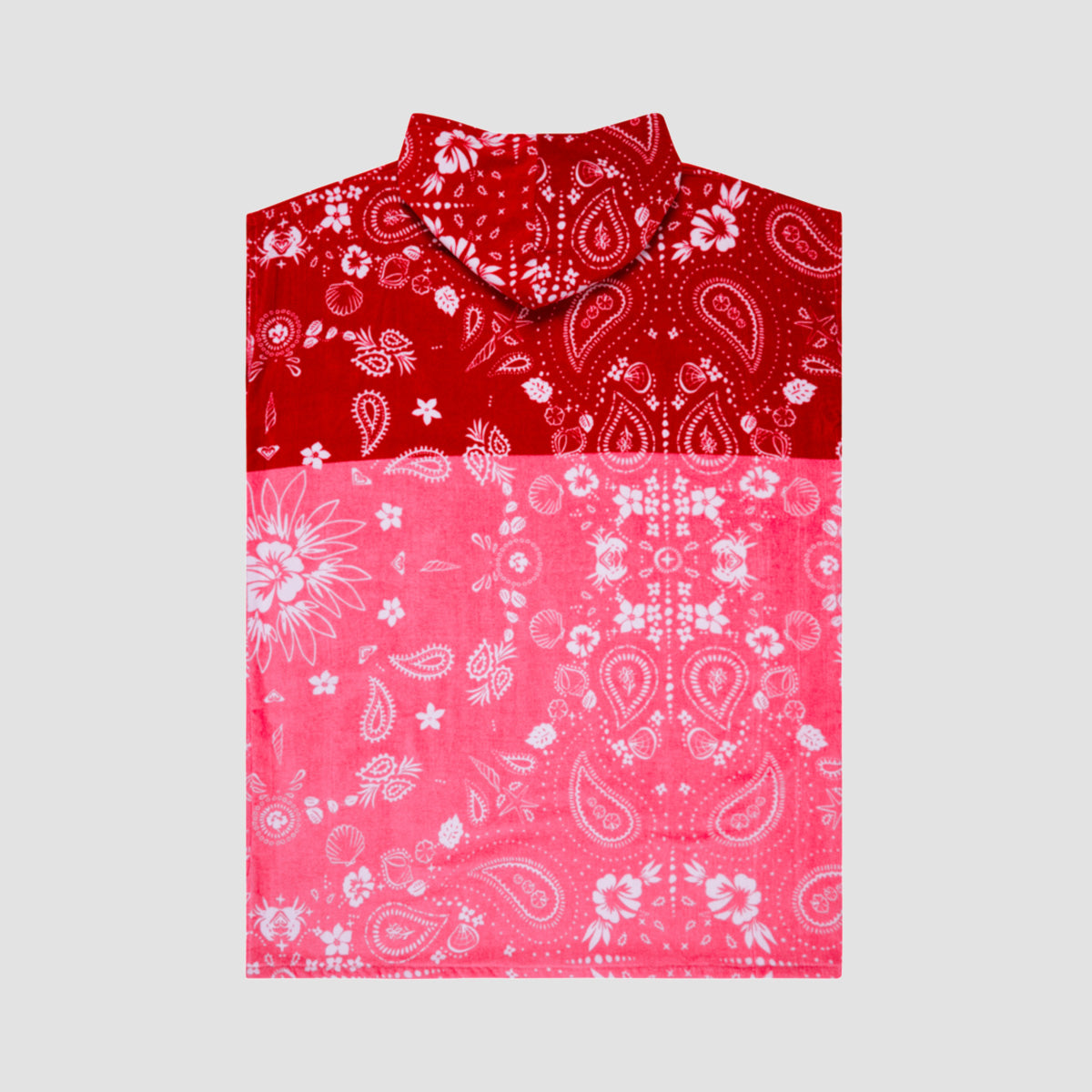 Roxy Stay Magical Printed Poncho Towel Hibiscus Boho Bandana Bico - Womens