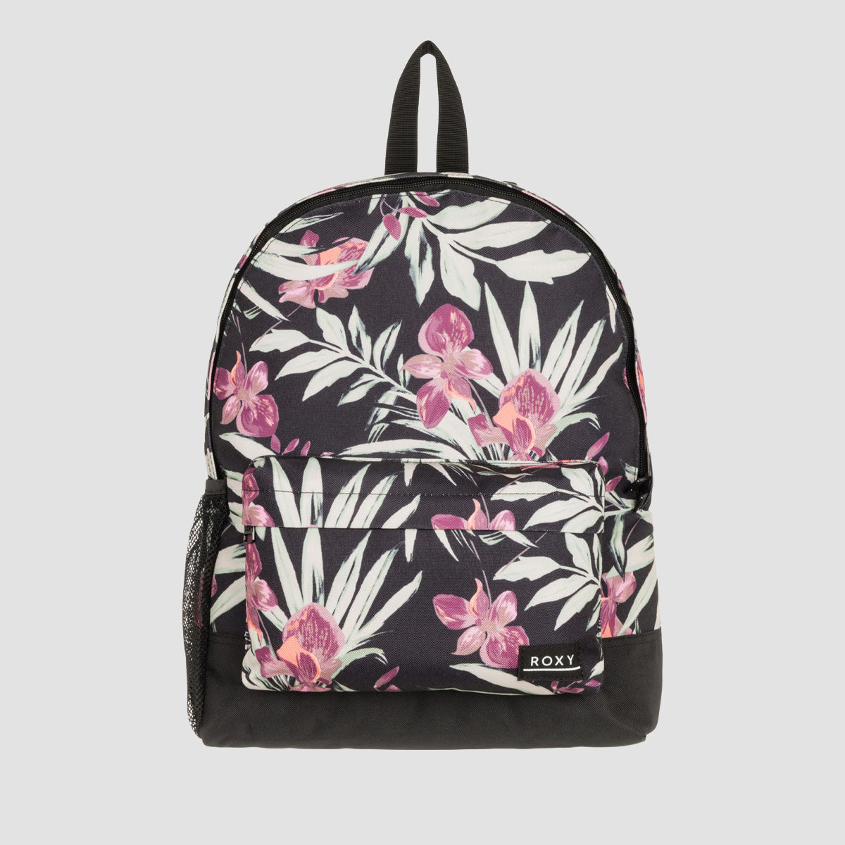 Roxy Sugar Baby Bottle 16L Backpack Anthracite Wind Swept Floral - Womens