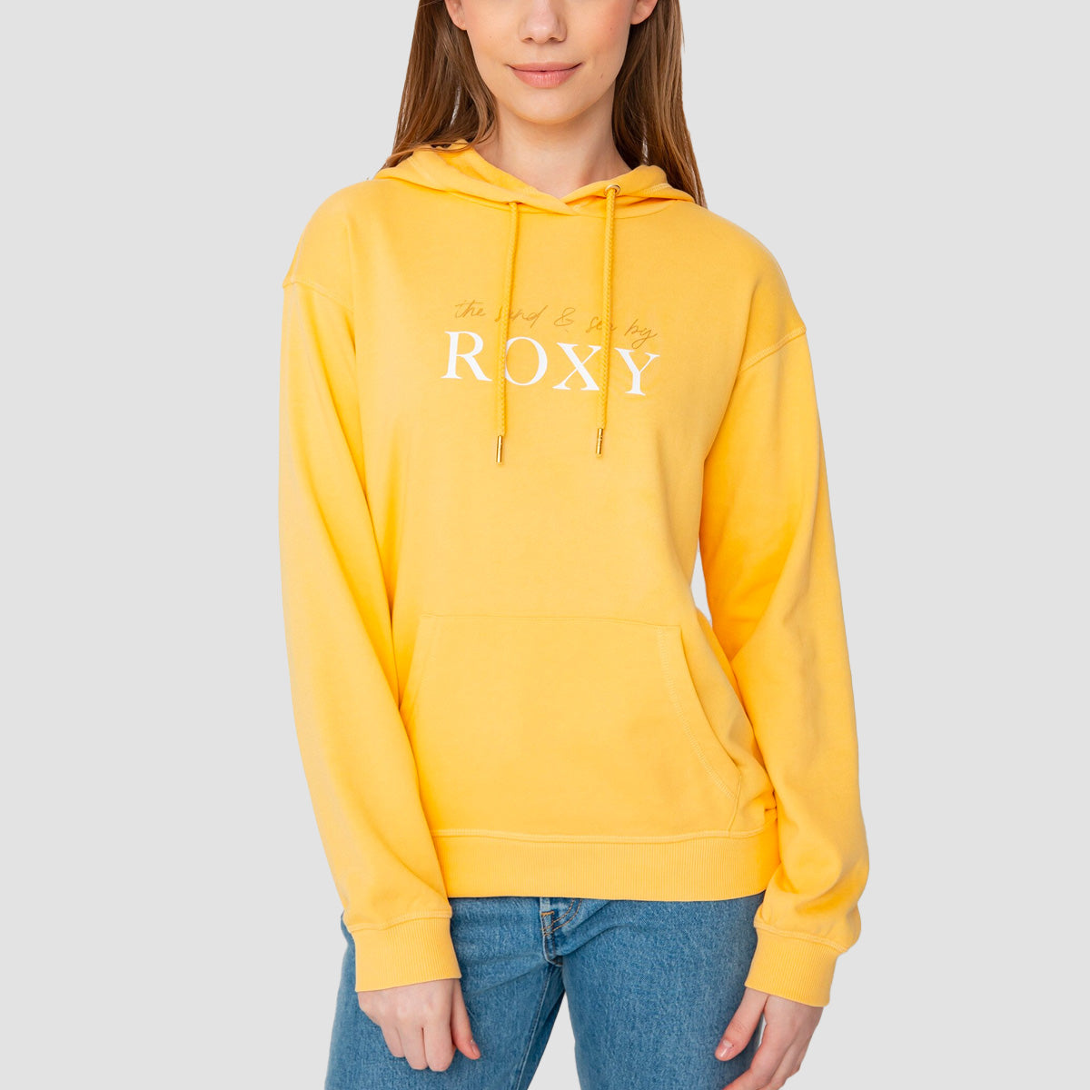 Roxy Surf Stoked Pullover Hoodie Flax - Womens