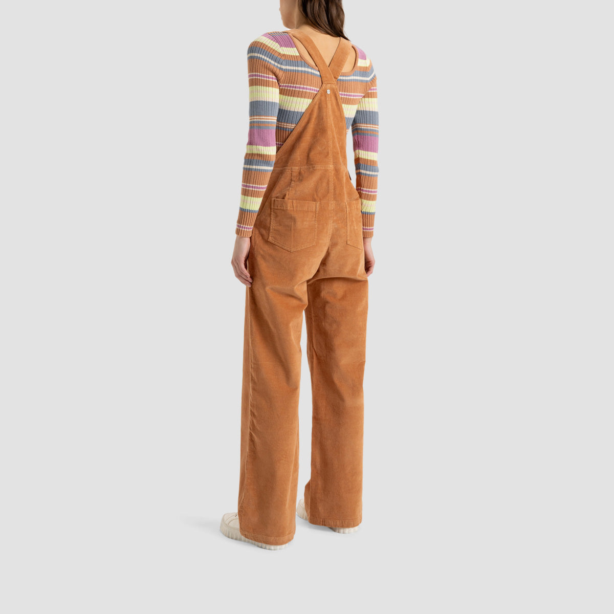 Roxy Trailblazer Overall Dungarees Camel - Womens