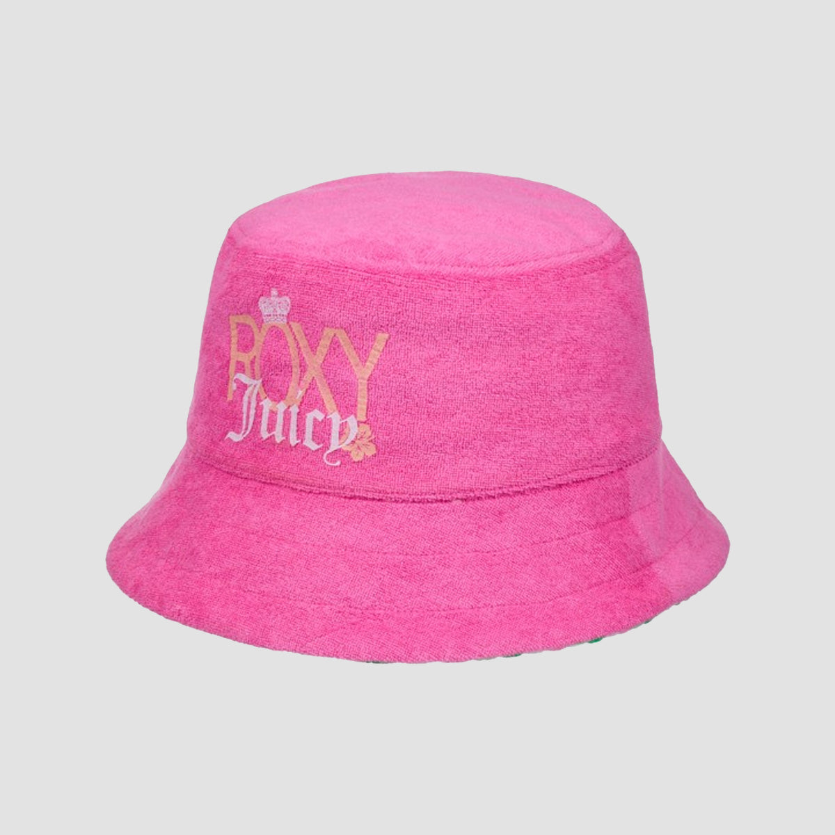 Roxy X Juicy Couture Reversible Bucket Hat Azalea Pink