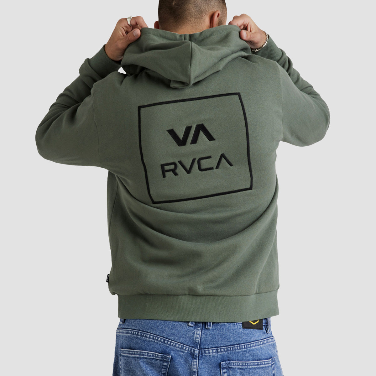 RVCA All The Way Pullover Hoodie Jade