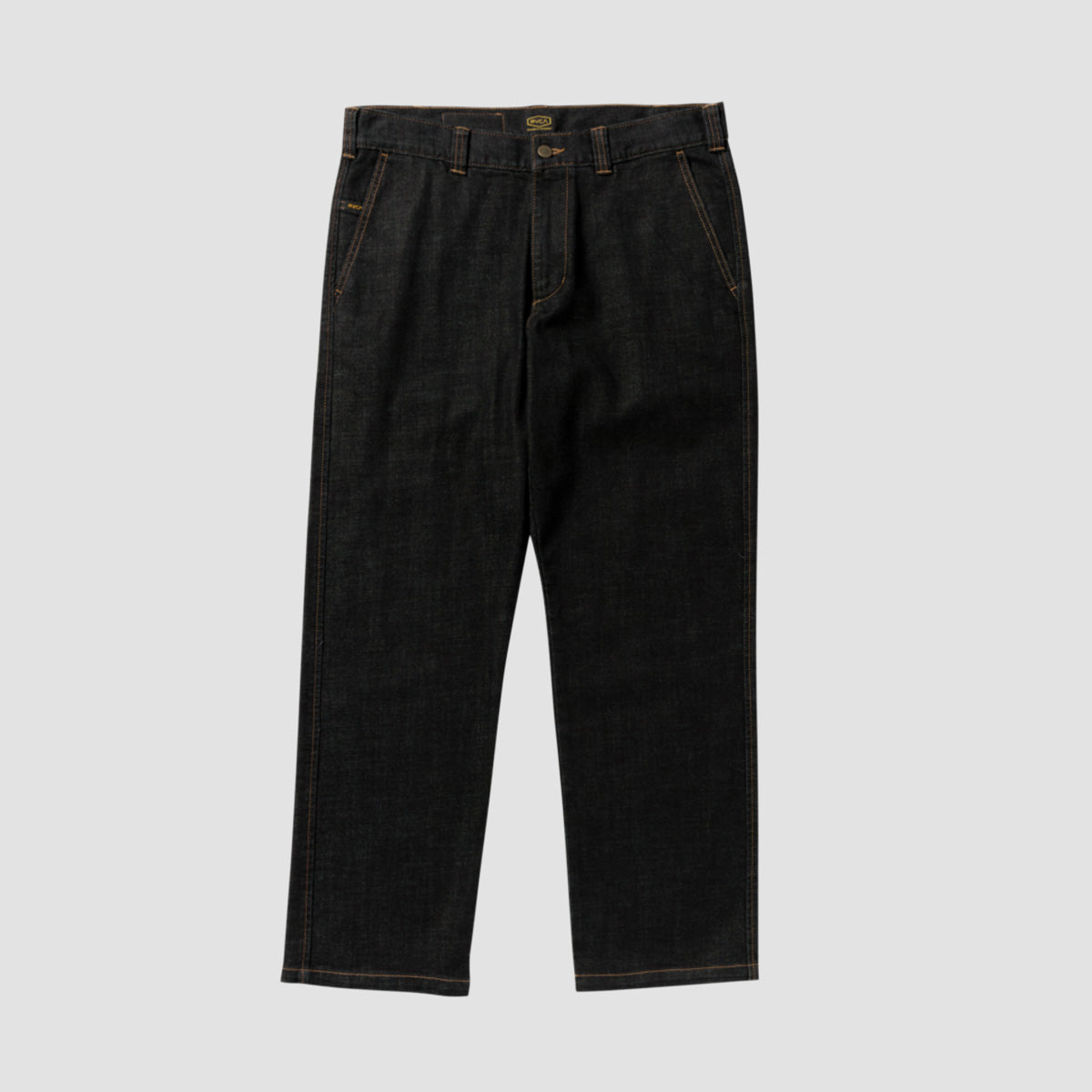 RVCA Americana Day Relaxed Fit Jeans Black Denim