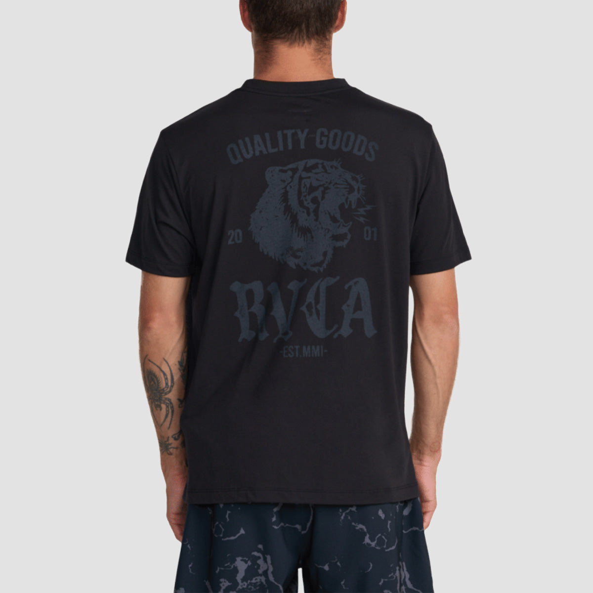 RVCA Bag Cat Sports T-Shirt Black
