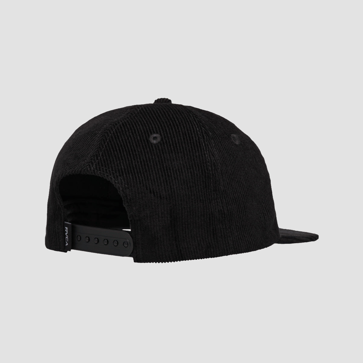 RVCA Big RVCA Cord Snapback Cap Black