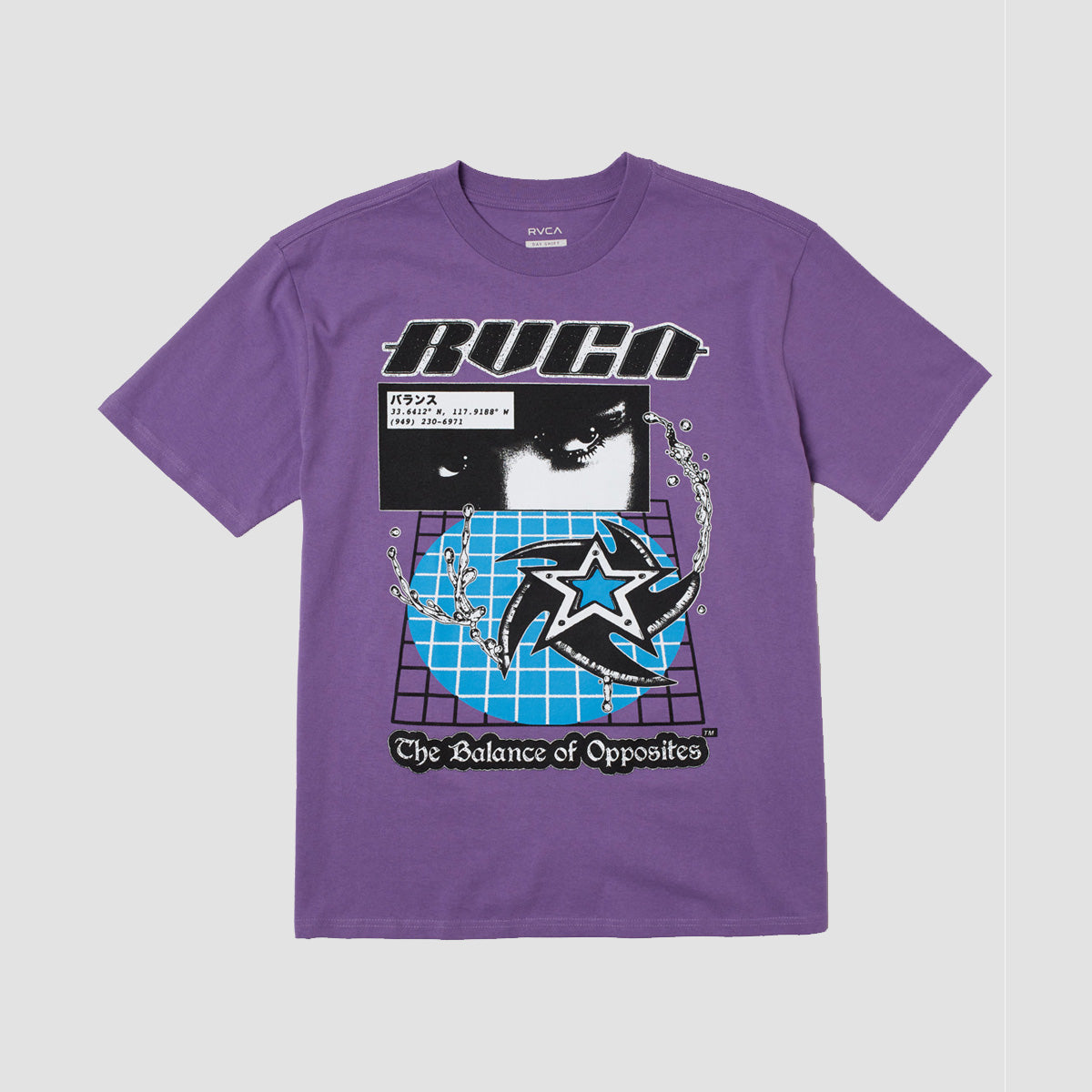 RVCA Blades T-Shirt Purple Heart