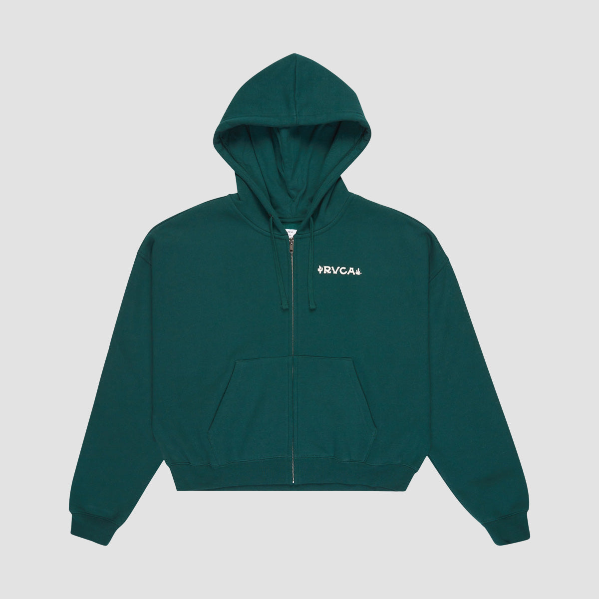 RVCA Court Zip Hoodie Pineneedle - Womens