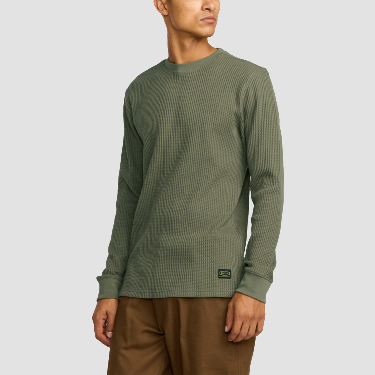 RVCA Day Shift Thermal Longsleeve T-Shirt Olive