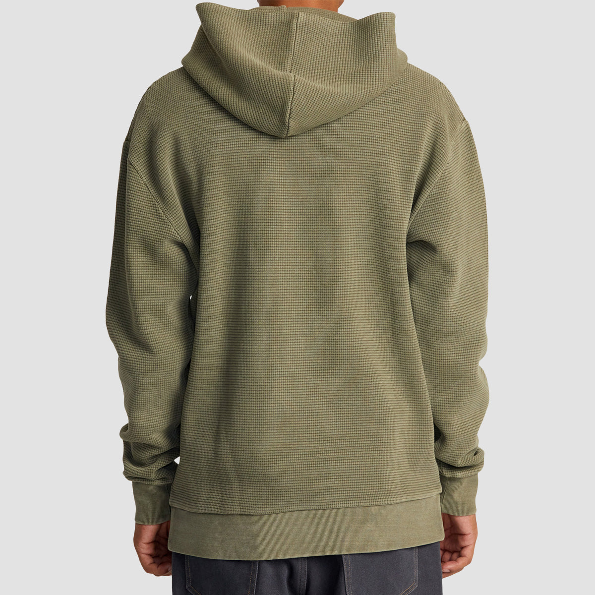 RVCA Dayshift Thermal Pullover Hoodie Olive