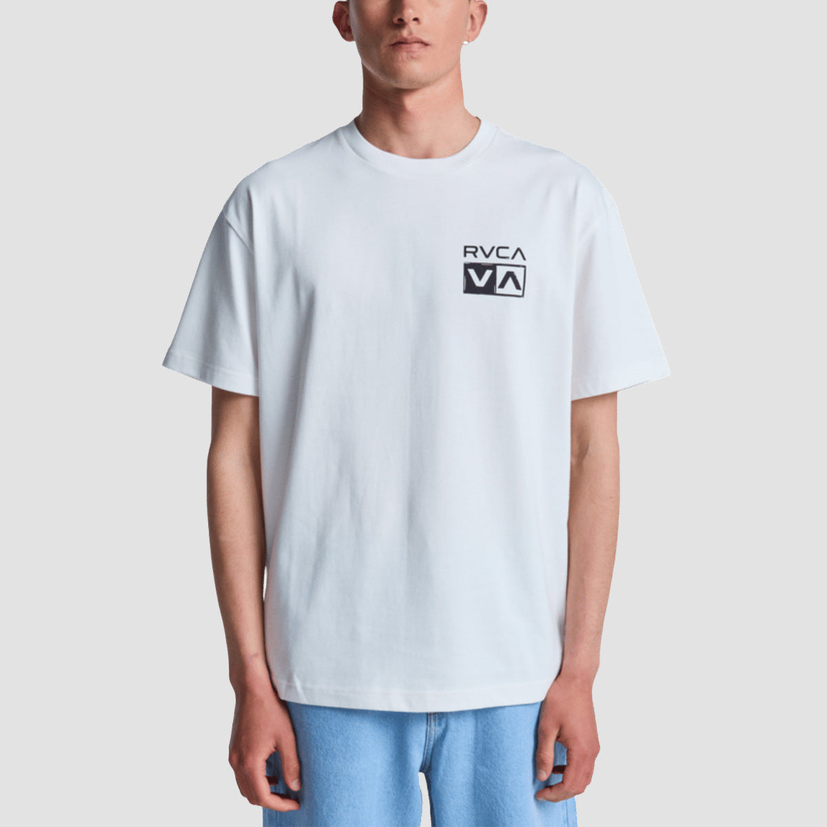 RVCA Horton Florida T-Shirt Antique White