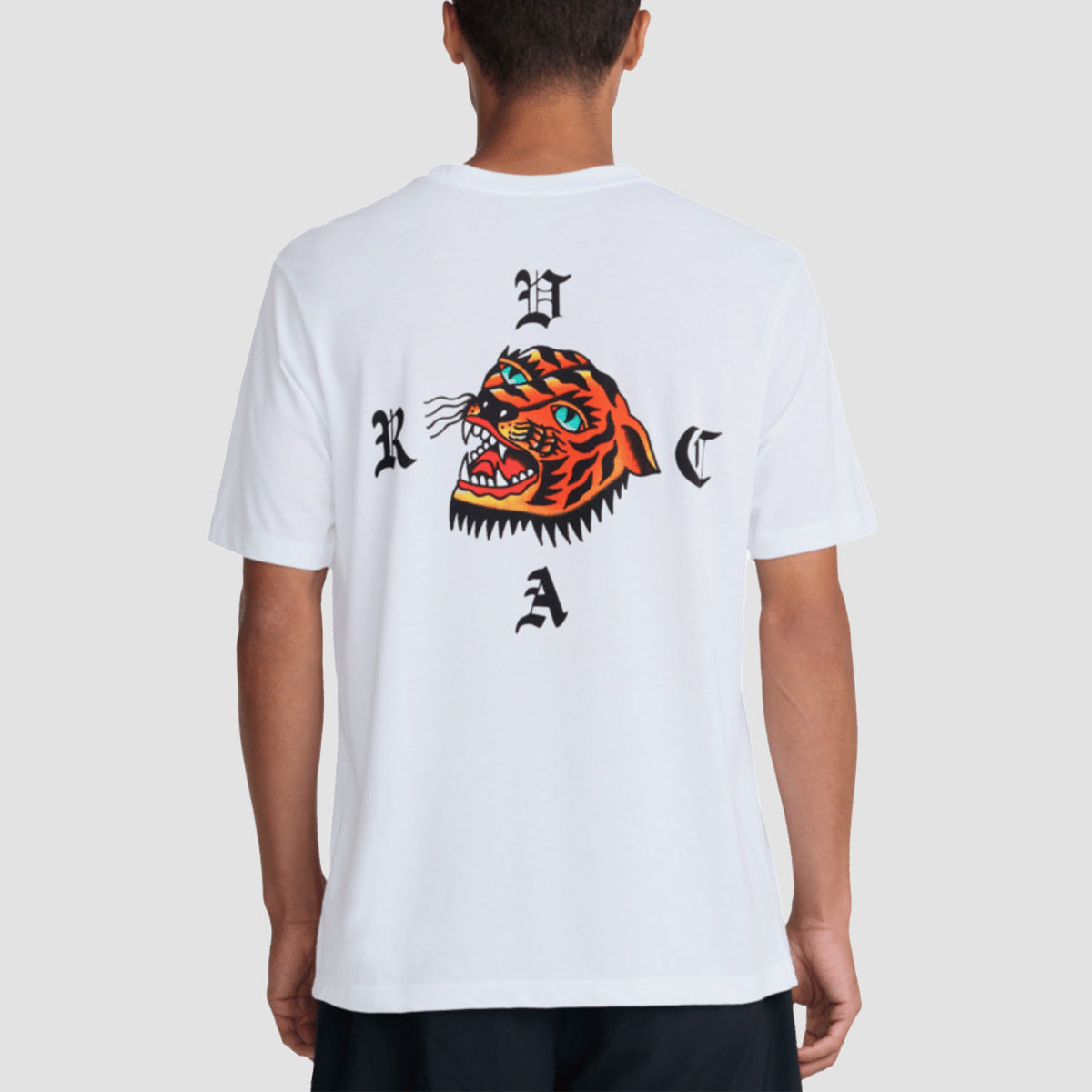RVCA Kaleb Tiger T-Shirt White