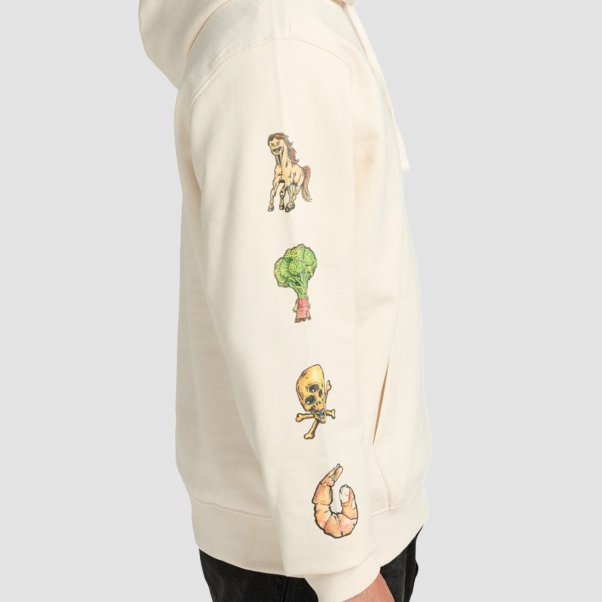 RVCA KSL Pullover Hoodie Salt