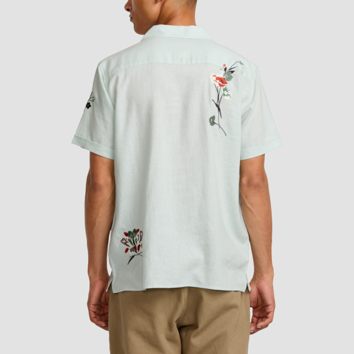 RVCA Nectar Short Sleeve Shirt Green Tea